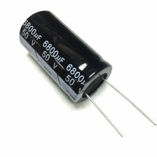 5pcs 6800uF 50V 6800MFD 50WV 22 40mm Aluminum Electrolytic Capacitor NEW