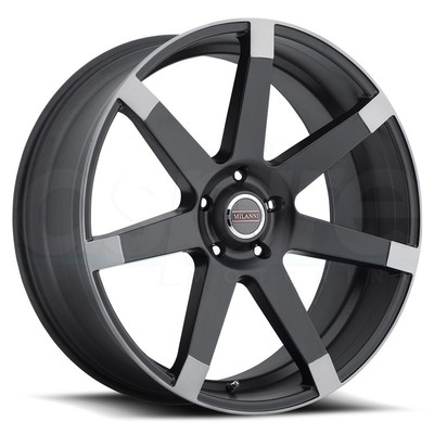 One 24x9.5 Milanni 9042 Sultan 6x135 25 Black Anthracite Wheel Rim 87.1