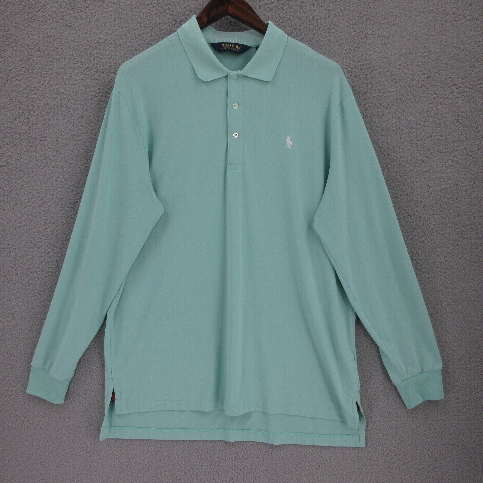 Polo Golf Ralph Lauren Shirt Men's Sz XL Wicking Blue Long 