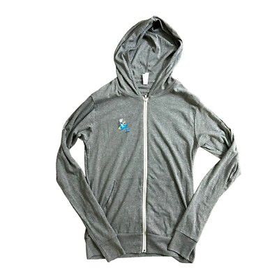 Salesforce Mulesoft Lightweight Gray Zipper Jacket Bella + Canvas Size M Medium