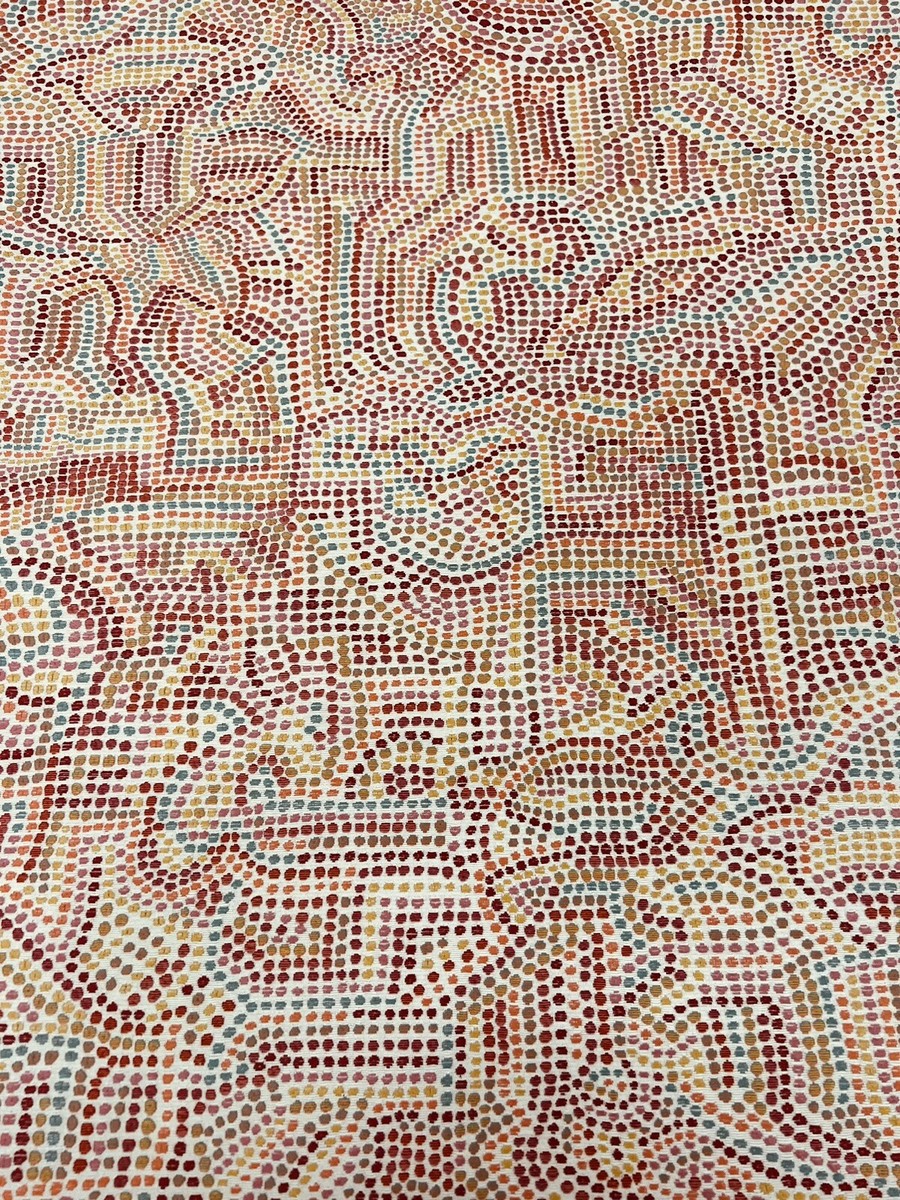 Schumacher Abstract Dot Mosaic Jacquard Uphol Fabric- Galina