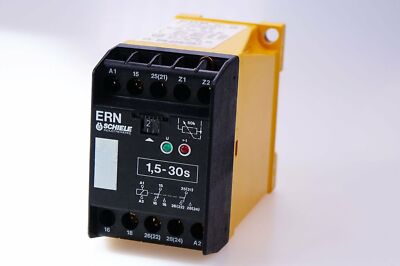 SCHIELE ERN Zeitrelais 2.409.001.33  1,5 sec - 30 sec   220-240V AC 2 Wechsler
