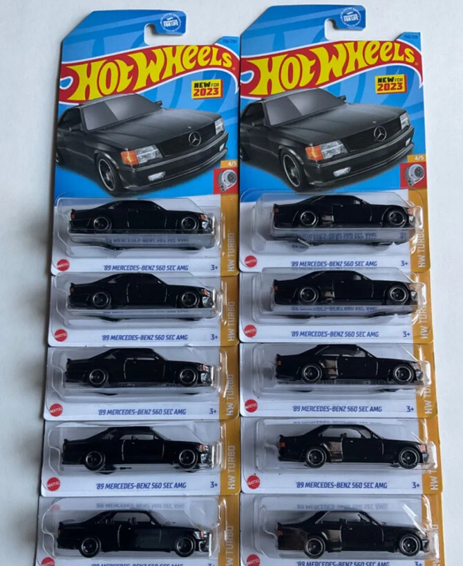 ❤️ホットウィール '89 メルセデスベンツ 560 SEC AMG 10台セット ❤️ホットウィール '89 メルセデスベンツ 560 SEC AMG 10台