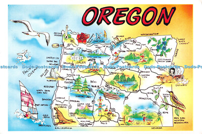 D096995 Oregon. Smith Western. Postkarte