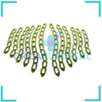 Anterior Clavicle Locking ''S'' 5-10 hole plate & 3.5mm LCP screw Titanium 5-114Pc