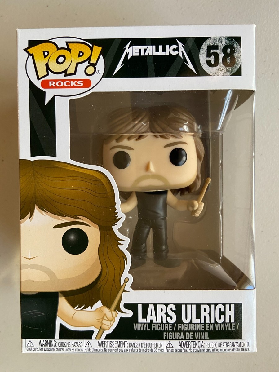 Funko Pop Rocks Metallica Lars Ulrich #58 | eBay