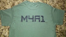 Military Green M4A1, AK47, Mac 11, 100% Cotton T-Shirt