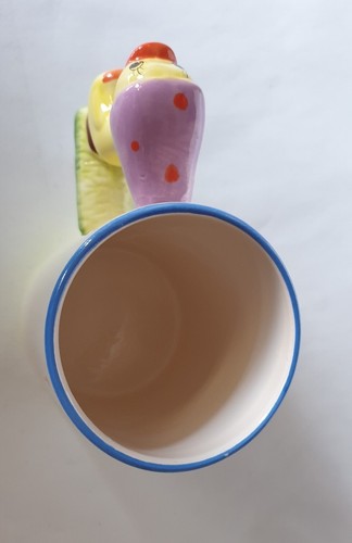 2 belle tazze per colazione bambini in ceramica dipinta a mano. Vintage anni '80 - Foto 8 di 16