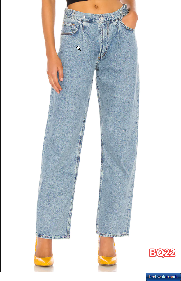 AGOLDE Baggy Tab Mid Rise Jeans Sweetener Size32