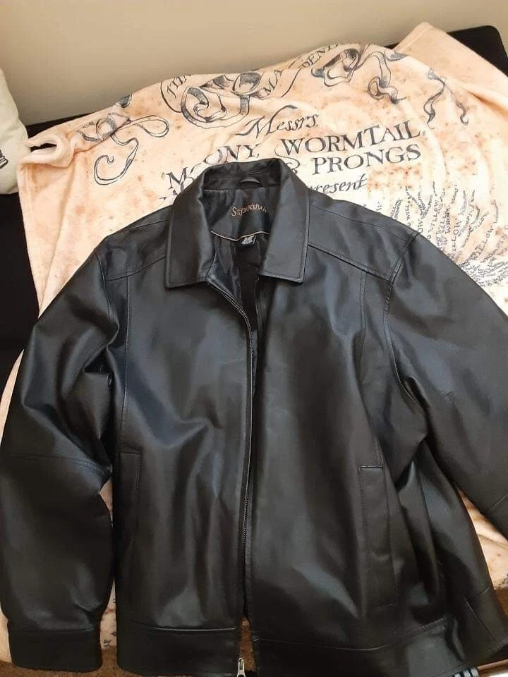 St john's bay leather clearance jacket