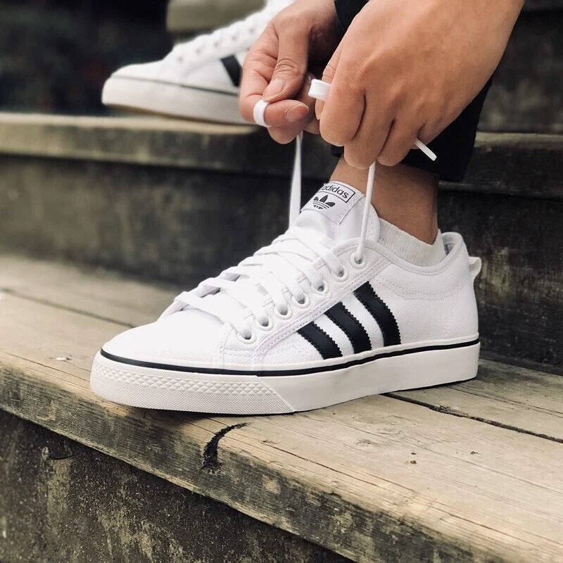 Adidas Originals Nizza Men's Sneaker Running Shoe White Trainers #333 | eBay