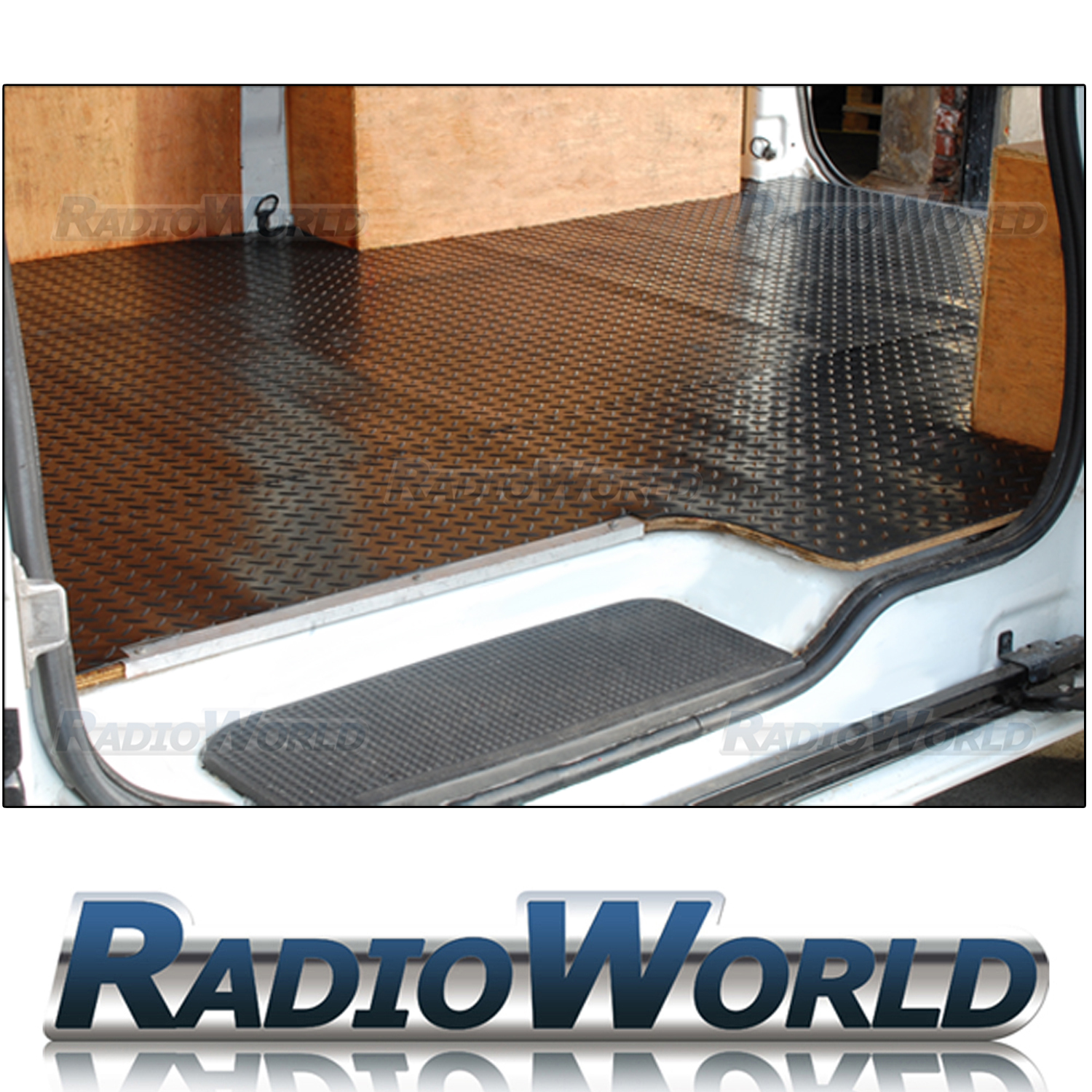 Full Rear For Renault Trafic Van 2001 2014 Black Rubber Tailored Van