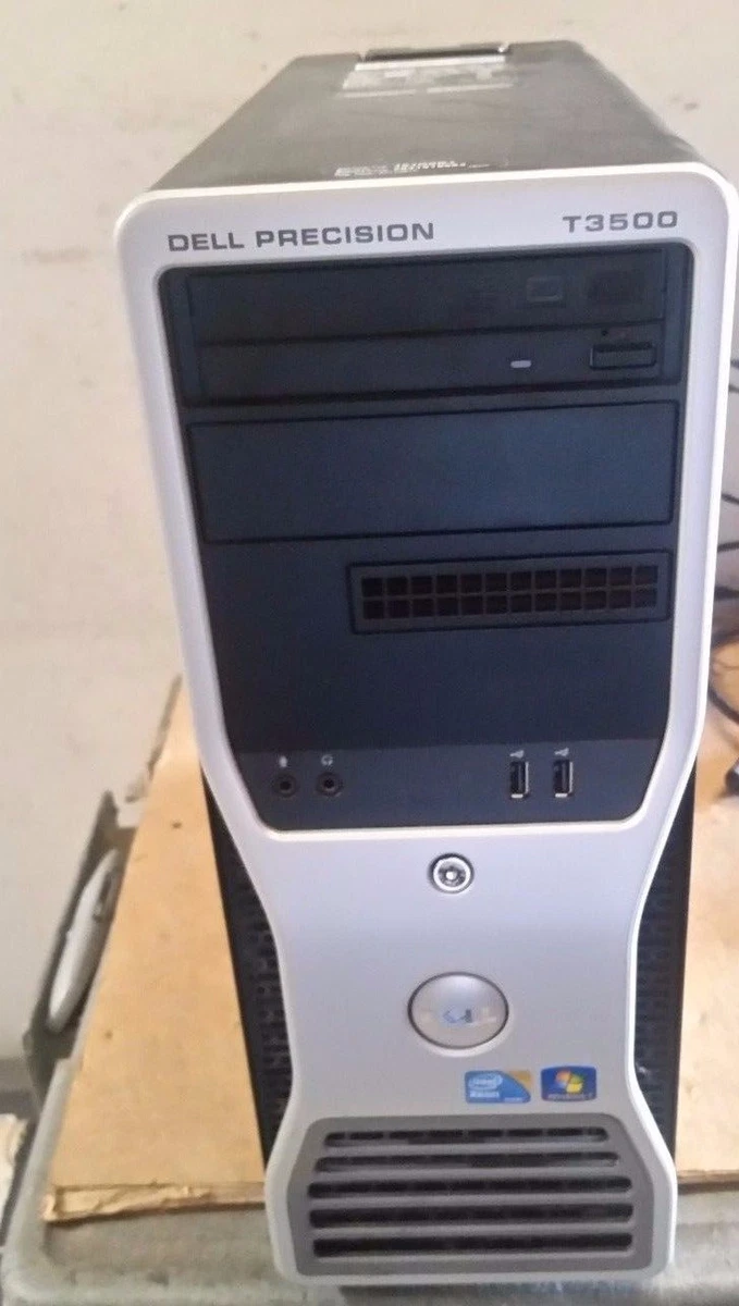Ordinateur Dell T3500 4GB Mémoire 3D Graphique RS-232 Parallèle, Windows XP VT6