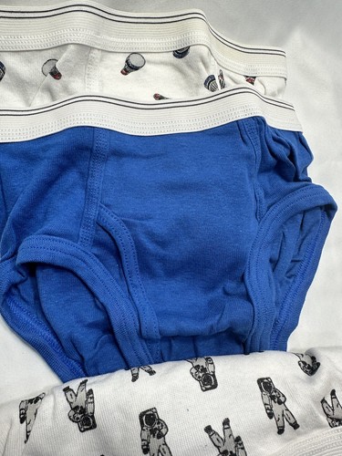 Vintage Boys Briefs Lot S/M Five Pairs Multicolor Design Cotton Underwear - Picture 3 of 9