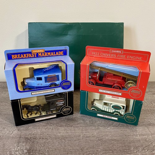 Lledo Chivers Hartley Diecast Model Chiver’s Trucks Complete Set 4x 1988 Vintage - Picture 4 of 14