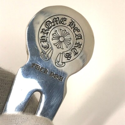 Chrome Hearts グリーンフォーク シルバー925 CHROME HEARTS SV925 Golf Green fork Horseshoe Silver Used