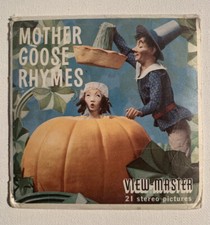 View-Master MOTHER GOOSE RHYMES B410 Reel Set  Booklet V2 