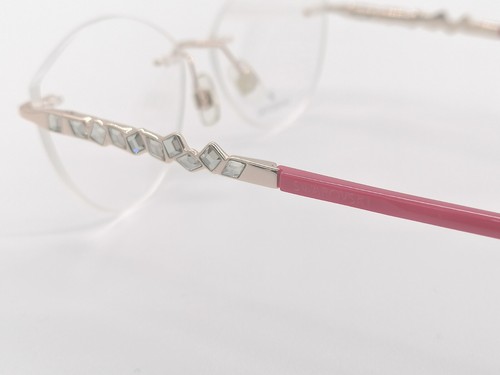 Authentic Swarovski SK 5346 Rimless Glasses Frame for Women Stock Eyewear - Picture 10 of 10