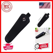 Leather Scissors Pouch Hairdressing Scissor Holder Case Bag for Home Salon Ba...