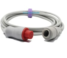 Datex Ohmeda CB-91095E IBP adapter cable 10 pins to Edward transducer Compatible