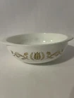 Vintage Pyrex Golden Tulip Bowl 2 Quart White Gold 024 No Lid