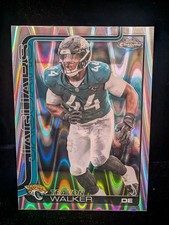 2025 NFL Topps Chrome Football Travon Walker #141 Raywave Refractor 💥 Jaguars