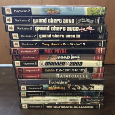 PS2 Original Games some with Manuals 15 Bundle