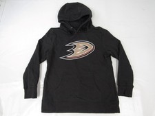 New Anaheim Ducks Womens Size L Large Black Hoodie