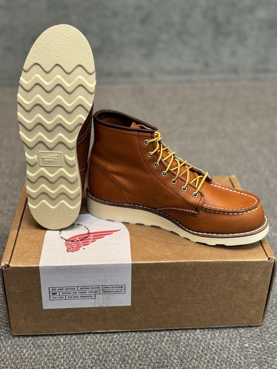 Red Wing Classic Moc Leather Boot Womens #3375 Size 8B , Color