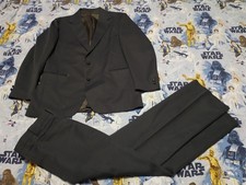 Vintage 1970s Levis Western Wear Suit Jacket Pants Set 44R Sta Prest Polyester