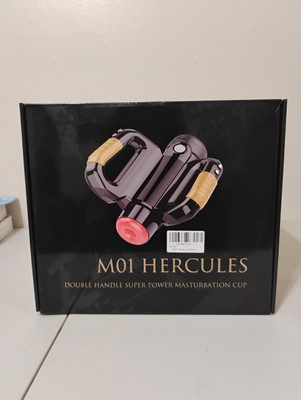 M01 Hercules Double Handle Super Power Masterbation Cup With Phone Holder  Sealed | eBay