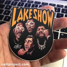LAKERSHOW Showtime Lakers STICKER || Die Cut Stickers vinyl decal laptop