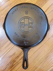 Griswold #8 smooth bottom cast iron skillet