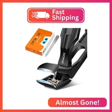 Toenail Clippers for Seniors Thick Toenails, Upgrade Angled Head Large Toe Nail 