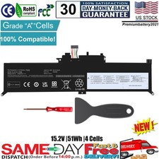 For Lenovo Battery for ThinkPad X380 Yoga, X260 370 X380 01AV432 00HW027 51Wh