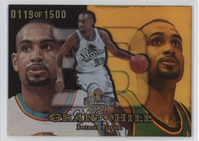 1998-99 Flair Showcase Row 1 119/1500 Grant Hill #5 HOF e7q