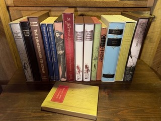 Folio Society Lot (15) Books Superb Condition Never Read RARE w/ Slip Covers