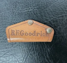 Vtg BF Goodrich Tires Store Leather Snap Keychain Altoona Penna PA