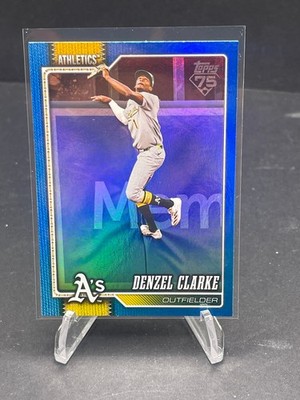 2026 TOPPS SERIES 2 DENZEL CLARKE BLUE RAINBOW FOIL #375 SN 114/150 NEW! HOT!