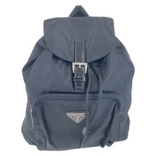Prada Nylon Tessuto Logo Backpack