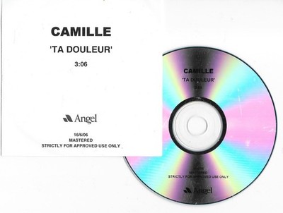 CAMILLE - ta douleur - 1-track DJ promo CD single 2006