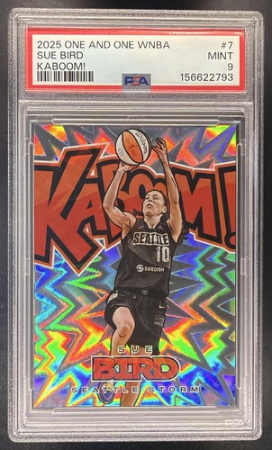 Sue Bird #7 2025 Panini One And One WNBA Kaboom card