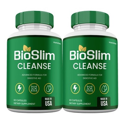 BioSlim Capsules, Advanced Formula, Bio Slim Cleanse Supplement (2 pack)