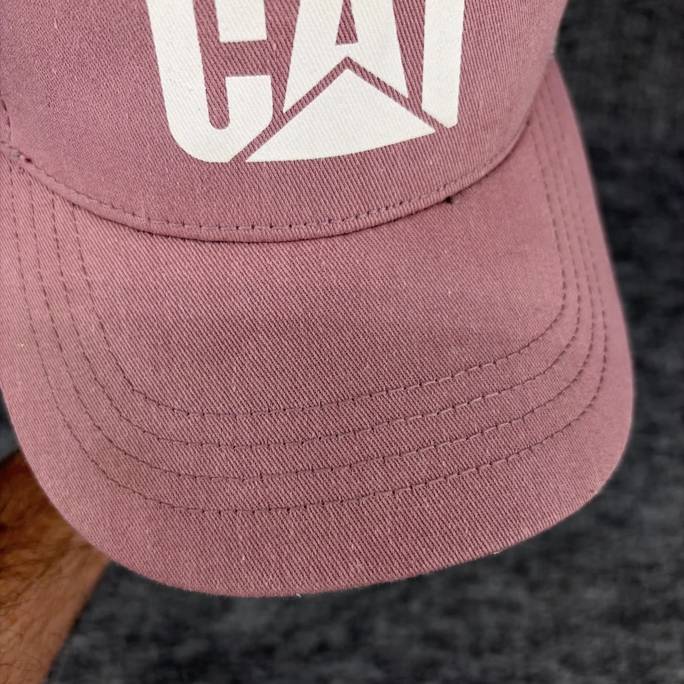 Caterpillar CAT Pink/Gray Snapback Trucker's Hat - OSFA - Image 3 of 4