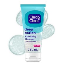 Clean  Clear Oil-Free Deep Action Exfoliating Facial Cleanser - 7 fl oz