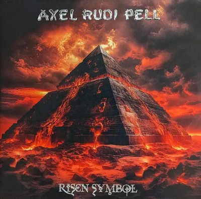 2xLP Axel Rudi Pell Risen Symbol ORANGE NEON VINYL NEAR MINT Steamhammer