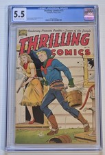 Thrilling Comics 73 Standard Comics 1949 CGC Graded 5.5 Schomberg & Frazetta Art