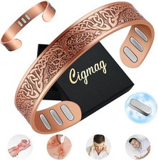 Copper Magnetic Bracelet for Men 5000 Gauss Pure Copper Health Magnets Classic
