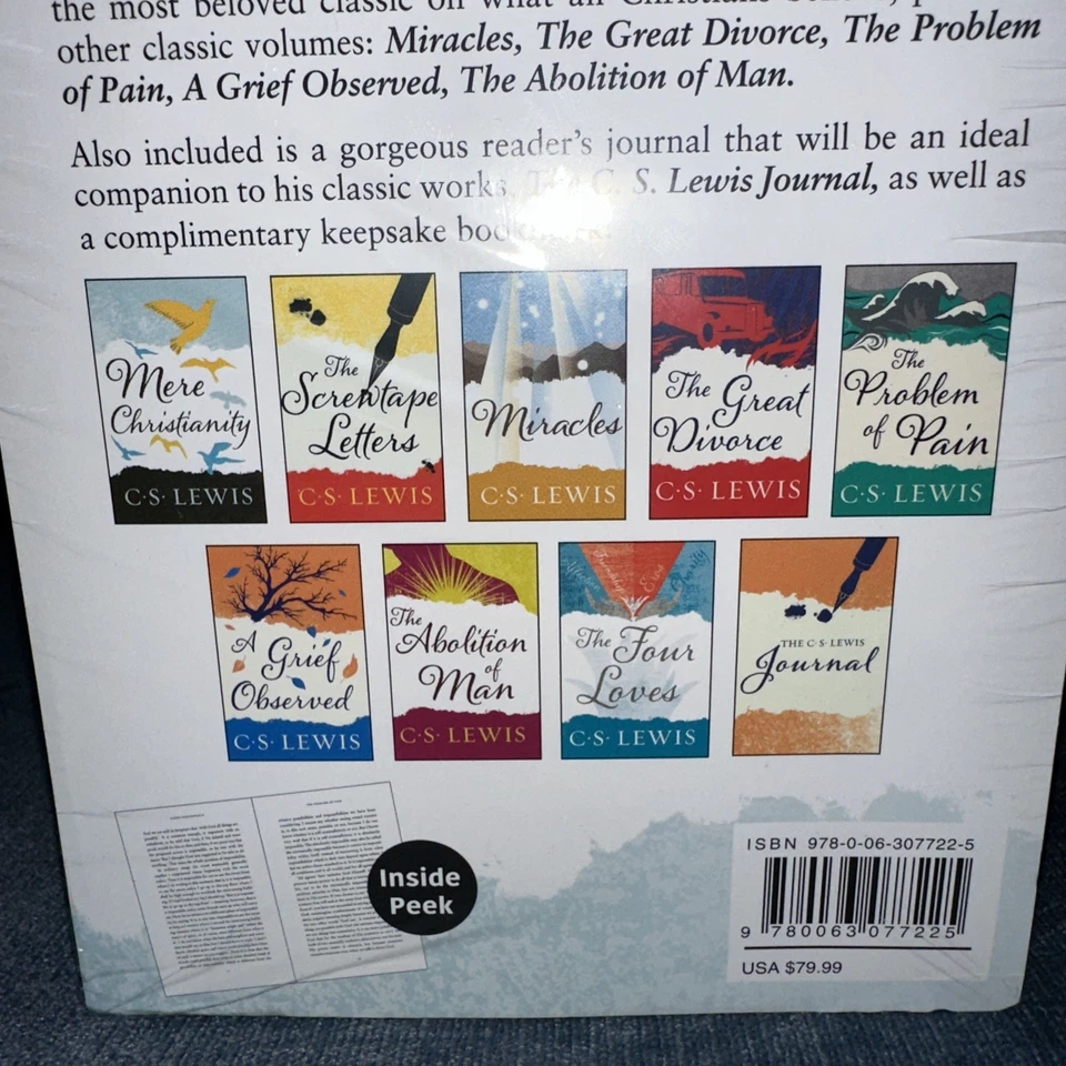 The C. S. Lewis Signature Classics Set 8 Book Box Set & Journal BRAND NEW - Image 4 of 4