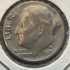 1980 D Roosevelt Dime Circulated